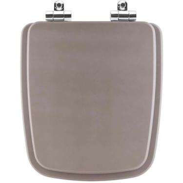 Imagem de Assento Sanitário Poliester Soft Close Boss Gris (cinza Fosco) para vaso Incepa