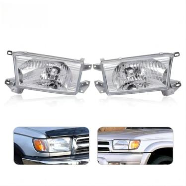 Imagem de Lâmpada de neblina esquerda direita LED luz diurna frontal LED conjunto de farol lâmpada ampla compatível com 4Runner 1996-2002 81110-35320 (esquerda)