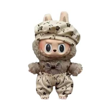 Imagem de Pelúcia Labubu Mini De 17cm Com Acessórios De Roupa Da Moda, Vários Es