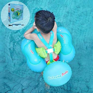 Imagem de relaxing baby Boia Flutuante Antiderrapante Para Bebês Relaxante Piscina, Brinquedo Inflável Crianças, Acessórios De Natação Crianças 6 A 36 Meses
