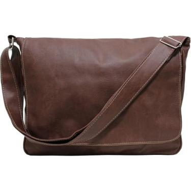 Imagem de Bolsa Carteiro Transversal Pasta- Marron amarelado