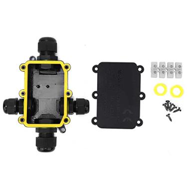 Imagem de aqxreight Caixa de Junção de Plástico IP68 para Conexões de Fiação Subaquática de até 450VAC 24A Ul94V? 2 (4 Way)