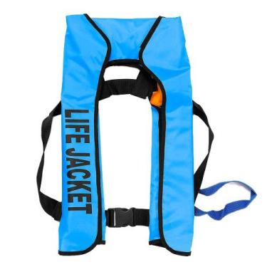 Imagem de Colete Salva Vidas Inflável Homologado SOLAS Cor Azul - REI MARINE