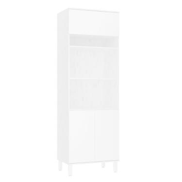 Imagem de Paneleiro 70cm 3 Portas e 2 Nichos para Forno Microondas Dora Luciane Móveis