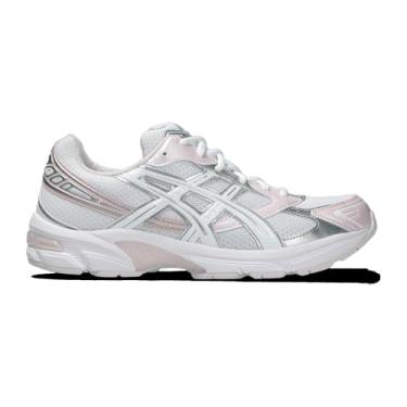 Imagem de ASICS GEL-1130 - Tênis de corrida casual feminino (branco/rosa/prata), Branco/Rosa/Prata, 36