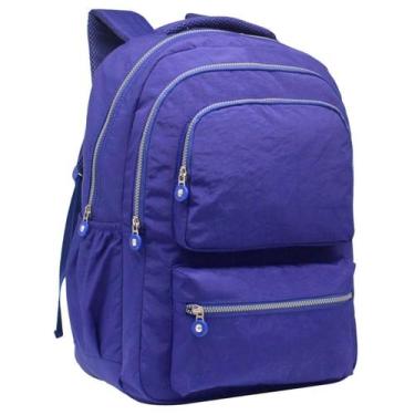 Imagem de Mochila De Costas 18 Crinkle Escolar Juvenil Viagem Passeio - Yins