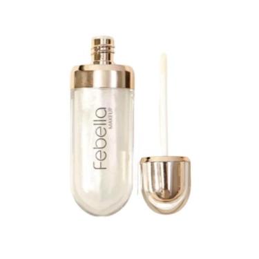 Imagem de Lip Gloss Labial 3D Brilho e Hidratação Febella Make Up, Cor 01