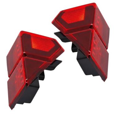 Imagem de TSHOU Luzes traseiras de LED para Polaris Ranger 1000/XP/Crew (2018-2022) - Luzes de freio traseiro, substitui 2413766 2413767 vermelho (2 prateleiras