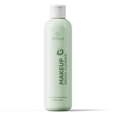 Imagem de Ubisye Limpador de pincéis de maquiagem, solução de limpeza de pincéis de maquiagem, limpador de esponja de maquiagem para pincéis, esponja de pó, xampu de pincel de maquiagem para limpeza profunda