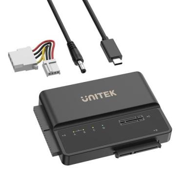 Imagem de Compartimento Leitor HDD/SSD Unitek M.2 NVME SATA IDE de 3,5 polegadas