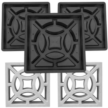 Imagem de 3un Forma Base Matriz de Elemento Vazado Combosé 39x39x7 Gobogó Parede