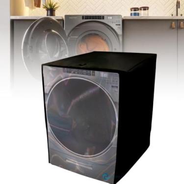 Imagem de CAPA PARA SECADORA BRASTEMP 17KG ELÉTRICA TRANSPARENTE (PRETO)