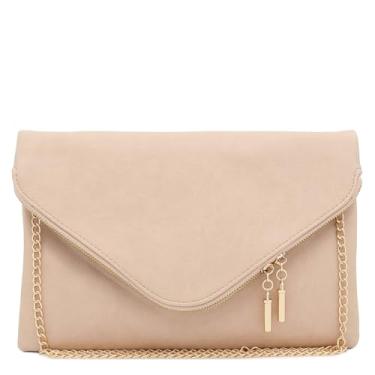 Imagem de FashionPuzzle Bolsa de noite com envelope, GG - nude, One Size