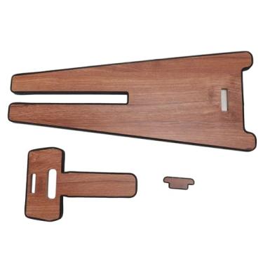 Imagem de Instrumento de eletrônico Stand vertical portátil destacável Suporte universal de madeira para flauta de clarinete de saxofone Mangium Mangium Wood com proteção de esponja