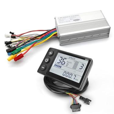 Imagem de Kit de conversão EBike 500W/1000W/1500W, 36V/48V 22A/30A/35A Mini LCD S866 Display para peças de mountain bike de bicicleta elétrica