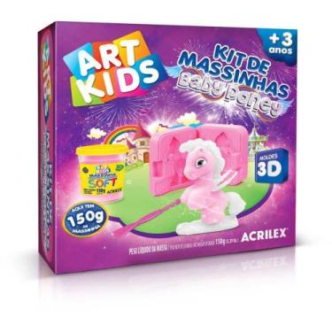 Imagem de Massa para Modelar Criativa ART KIDS BABY Poney 1 150G - Acrilex