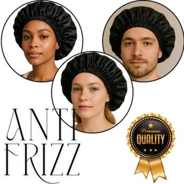 Imagem de Kit 10 Touca de Cetim Premium Preserva penteados e escovas por mais te
