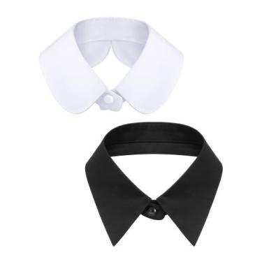 Imagem de Coleira falsa SATINIOR removível Dickey False Lapel para mulher