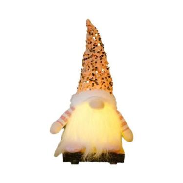 Imagem de Decoração de Natal: Elfo Gnome de 30cm com Luz LED - Ideal para Casa e