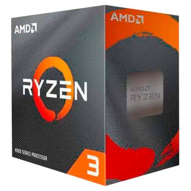 Imagem de Processador Amd Am4 Ryzen 3 4100, 4-Core, 8-Threads, 3.8Ghz (4.0Ghz Turbo), Cache 6Mb - 100-100000510Box