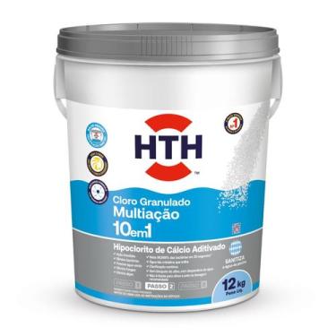 Imagem de (HTH) 10 Kg - Cloro Multiação 10 em 1