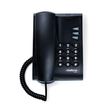 Imagem de Telefone com Fio Intelbras Pleno sem chave Preto