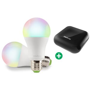 Imagem de Kit Casa Inteligente 2 Lâmpadas Smart EWS 410 + Controle Remoto Universal MCR 1001