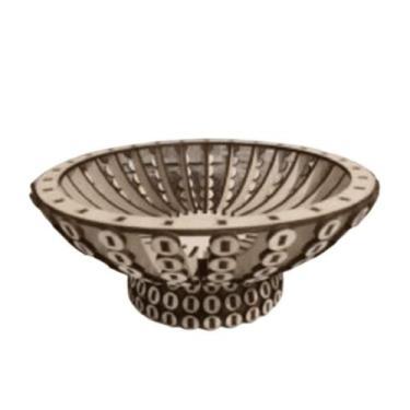 Imagem de Cesta De Fruta Corte à Laser Em Mdf - LENOBRE