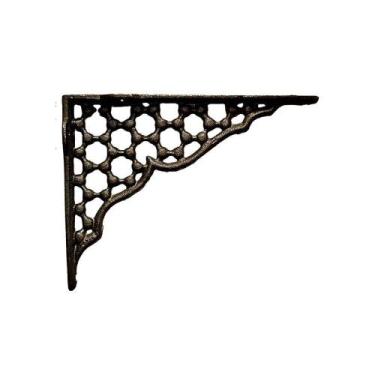 Imagem de Cantoneira Mão Francesa Hera Em Ferro Fundido N08 27X20,5Cm - FUNDIÇÃO