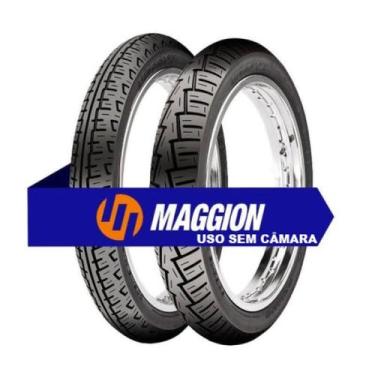 Imagem de Par Pneu Cg 160 Yes 125 90 90 18 275 18 Sem Câmara Maggion
