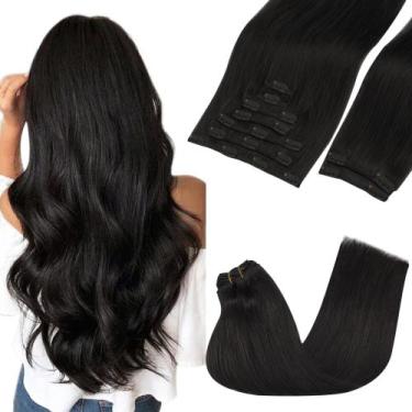 Imagem de Extensões de cabelo Clip in GOO GOO Real Human Hair 18 polegadas 150g