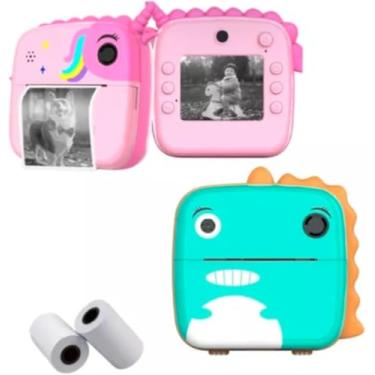 Imagem de Câmera Infantil Instantânea Full HD com Impressão de Fotos, Jogos Divertidos e Filmadora Educativa