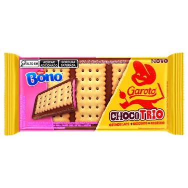 Imagem de Chocolate Garoto Chocotrio Bono Morango 90G