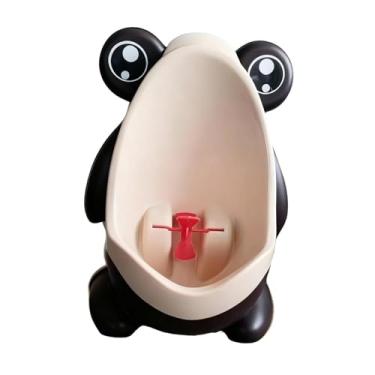 Imagem de Fenteer Mictório para treinamento de penico infantil, prático e leve, montado na parede, com alvo de mira engraçado, para penico infantil, Marrom