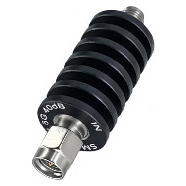Imagem de Atenuador SMA 10W 30dB, atenuador DC-6Ghz 10 Watt com conector SMA macho para fêmea 50 Ohm rf Caox atenuador para teste de rádio amador (6G 30DB)