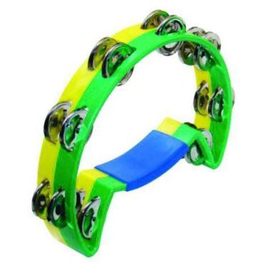 Imagem de Pandeiro Meia Lua Torelli Colorido TP315 Brasil