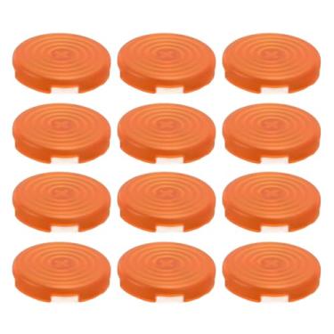 Imagem de aqxreight 12pcs Button Cover Substituição para Kailh Cherry TTC Akko Switches Glorious Fighting Keyboard Protector (Laranja)