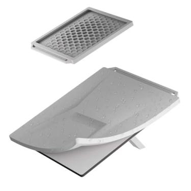 Imagem de Acessórios para Starlink Mini capa – Mini capa protetora de silicone líquido, à prova de intempéries, à prova de choque, à prova de poeira, proteção total portátil para antena parabólica, viagens e