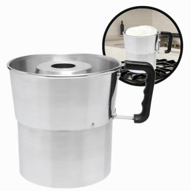 Imagem de Fervedor Leiteira Ferve Leite Inderramável Aluminio 3 Litros