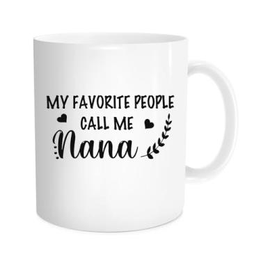 Imagem de Waldeal Caneca de café Nana 325 ml, presentes de aniversário de Natal para avó de netos, canecas de dia das mães, chá, xícara de café, presentes de cerâmica para avó