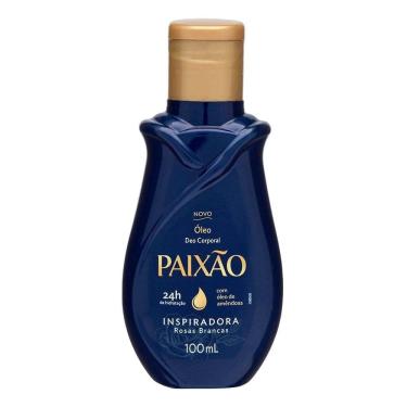 Imagem de Óleo Corporal para Banho Paixão Inspiradora Rosas Brancas com ação desodorante 100ml