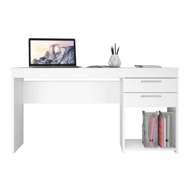 Imagem de Mesa Office 2 Gavetas Notável Branco New