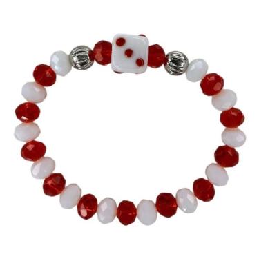 Imagem de Pulseira Zé Pelintra Firma 1 Dado Cristal E Silicone