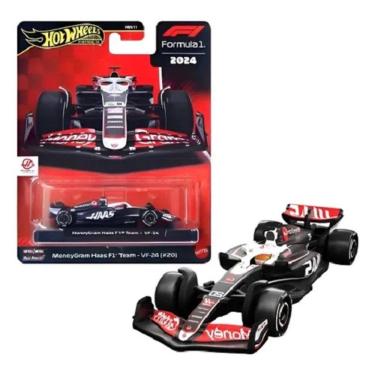 Imagem de  Hot Wheels Premium Carrinho 1:64 Metal Formula 1 MoneyGram Haas F1 VF-24 #20 - Mattel