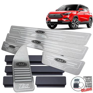 Imagem de Descanso + Soleira Aço Inox Jac T60 Prata Baixo Relevo