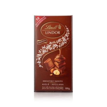 Imagem de Chocolate Lindt Lindor ao Leite Hazelnut Single 100g