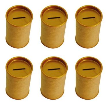 Imagem de 15 Unidades Cofre De Papelão Kraft 10x6 para Lembrancinhas Presentes D
