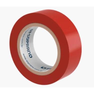 Imagem de Fita isolante 10 mts 750v vermelha soprano