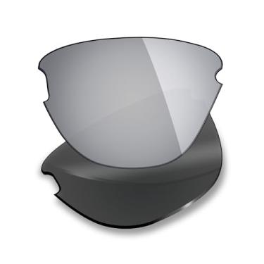 Imagem de Mryok Lentes de substituição UV400 para óculos de sol Oakley Frogskins Lite OO9374, HD Polarized, proteção UV, resistente a impactos e ajuste perfeito - Titânio prata