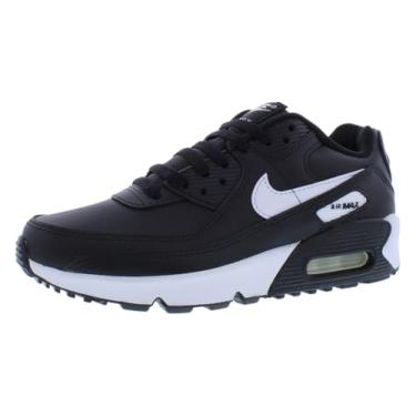 Imagem de Nike Air Max 90 (criança grande), Preto escuro/branco/preto/preto, 20